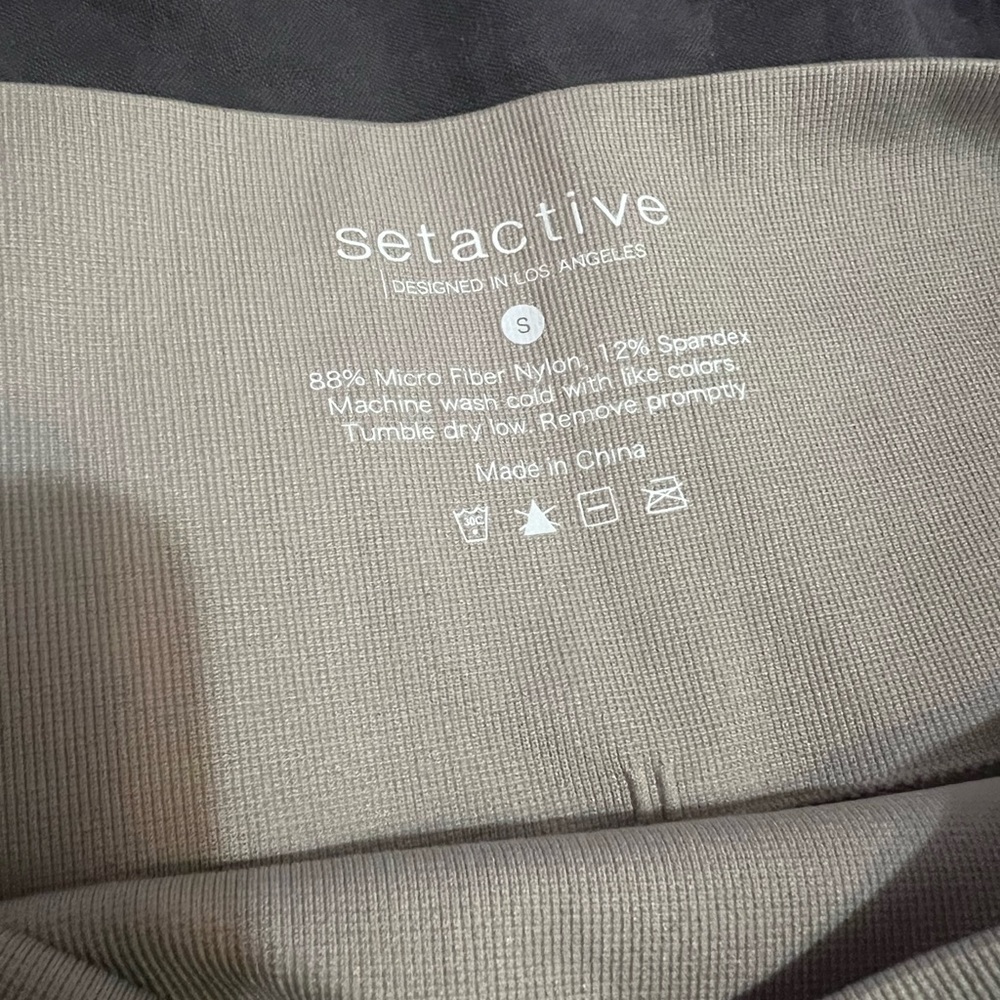 SET Active taupe / nude sculptflex legging